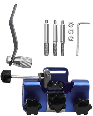 Kit d'affûtage de tronçonneuse Jigs Kits d'affûtage rapide portable Outil manuel d'affûtage de chaîne Fixation pour jardin à chaîne