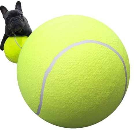Riesiger Tennisball, große Spielplatzbälle für Hundespielzeug, großes Haustierspielzeug, lustige Outdoor-Sportbälle, riesige Hundespielzeuge, Ani