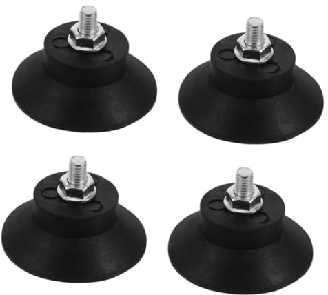 Housoutil 4pcs Slip Shock-absorbing Mats Rubber Vibration Isolators Pads for Industrial Equipment Furniture Washing Machine Feet