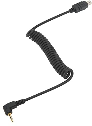 Generic Cable Disparador del Obturador del Control Remoto de la Cámara, Cable Extensible de 24 Cm de Longitud, Disparador del Obturador del Control Remoto de la Cámara de Repuesto Duradero para