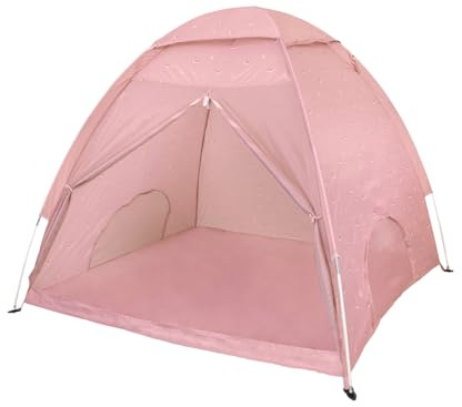Monnëka Babystrandmuschel UPF50+ mit Moskitonetz | Whale Pink | Strandmuschel mit UPF 50+, integriertem Moskitonetz, seitlicher Belüftung. Einfach aufzubauen. Für Kinder.