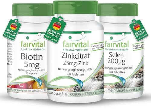 fairvital Beauty Essentials Bundle – Biotin, Zink & Selen