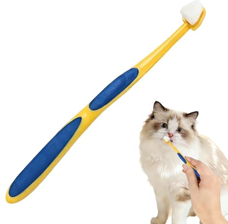 Cepillo de dientes para gatos - Cuidado de Encías, Productos de Baño,Cepillo para perros -, Cachorros, Mascotas Senior, Razas Pequeñas y Grandes, Salud Mascotas, Mal Aliento