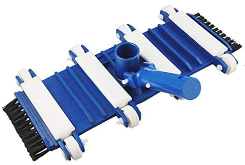 Tamar Limpiafondos Plástico Flexible, Limpieza Manual Piscina, Cepillo para Remover Suciedad, Herramienta de Limpieza para Fondo y Paredes de Piscina, Accesorio para Piscina