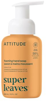 ATTITUDE Foaming Hand Soap, EWG Verified, Orange Blossom & Eucalyptus