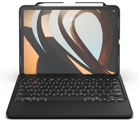 Zagg Rugged Book Go Teclado para móvil Alemán Negro Bluetooth - Teclados para móviles (Alemán, Apple, iPad Pro 11, Negro, Multi, Poliuretano termoplástico (TPU))