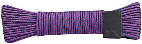 ZNKZJ Fili stendibiancheria per bucato Corda in Poliestere Resistente al Vento Corda per Il Lavaggio, Appendiabiti per Lavasciuga Corda Linea Viaggio all'aperto, 6 mm Diametro,Blue-10m