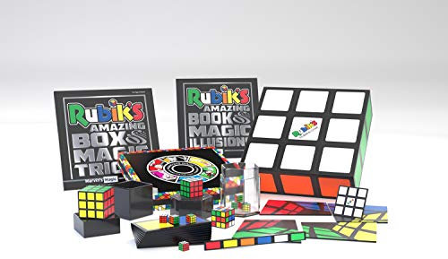 Marvin's Magic - Superbe boîte de Tours de Magie édition Voyage | sous Licence Officielle de Rubiks – Tours de Magie pour Enfants – Comprend Une Baguette Magique, Un étui Transformable et Bien Plus