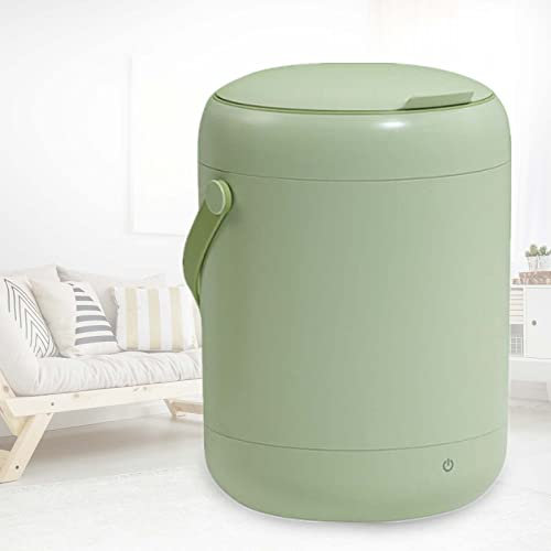 PanHuiWen Lavatrice Manuale Economica Mini Lavatrice Portatile per Scarpe Portable Washing Machine Lavatrice Miniatura 2.8L Antibatterico con Luce Blu,Green