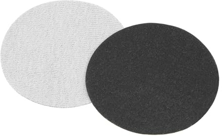 CoCud Discos de Lija de Gancho y Bucle, 3 Pulgadas 75 mm, Papel de Lija de 240 Granos de Carburo de Silicio - (Aplicaciones: Para Madera, Metal, Paneles de Yeso), 30 Piezas