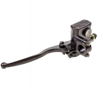 Universal Bremspumpe Bremszylinder D=12,75mm Links Hinten inkl. Bremslichtschalter – passend für Roller, Motorräder, Mofas, Quads