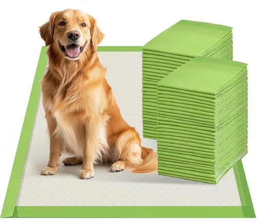 Gardner Pet 10 Pièces Tapis Absorbant pour Chien Écologiques 71x86CM, Alèse Jetable Chien Ultra Absorbant Alaise Anti-Fuite Résistante, Tapis Éducateurs Pipi Propreté pour Chiot, Chiens et Chats