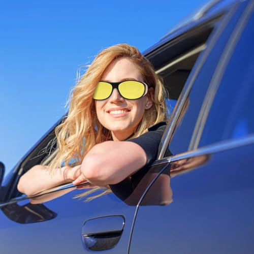 Ziennhu Infrarot-Nachtsichtbrille, UV-Schutzbrille, Nachtsichtbrille, Schutzbrille, Nachtfahrbrille für Nachtfahrten im Freien