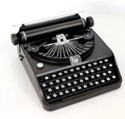 Retro-Schreibmaschinen-Requisitenmodell, altes antikes Schreibmaschinen-Eisenmodell, antike Retro-Dekoration, handgefertigter Eisen-Miniaturschlüssel für den Heimgebrauch