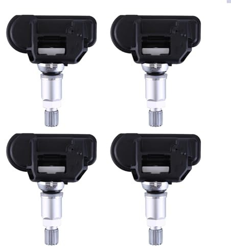 4 Stück Reifendrucksensor, Ersatz-TPMS-Reifendruckkontrollsystem A0009050030 kompatibel mit für Mercedes-Benz GLCES Klasse A B C TPMS Sensor, Reifendrucküberwachungssystem