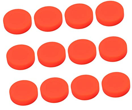 Kisangel 12stücke Teiliges Verstellbares Hockey Pucks Aus Gummi Harte Matte Eishockey-Pucks Für Indoor Und Straßenhockey Widerstandsfähig Mit Rutschfester Oberfläche Geeignet Für Junge Mädc