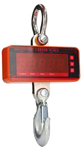 Digitale Hängewaage, Wasserdichtes LED-Display, Multifunktionale, Präzise Digitale Hängewaage für Docklager (EU-Stecker 100–240 V)