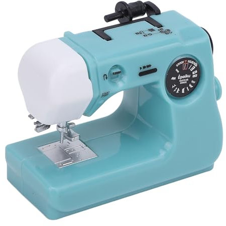 Kleine Nähmaschine Blau Niedliche Realistische Kapsel Spielzeug Schlafzimmer Tabletop Dekoration