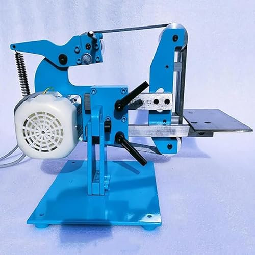 Lijadora de banda eléctrica de 750 W, pulidora de banda de 915 x 50 mm, cuerpo de acero