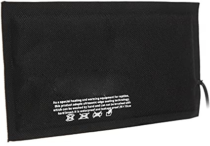 Qcwwy USB -Wärmepad für Reptilien Konstante Temperaturheizmatte für mit USB -Stecker Tragbar für Kleine Tiere (Kleine Größe 20 x 10 cm (konstante Temperatur)