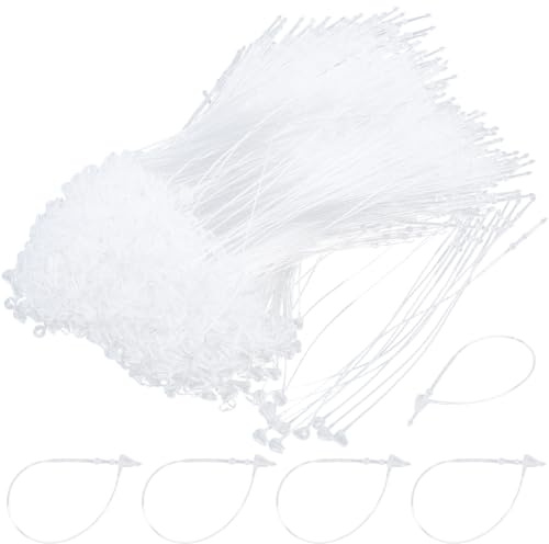BEAMARKER 1000Pcs Small Zip Ties 4.3 inch Cable Zip Ties Heavy Duty White Self-Locking Adjustable Durable Premium Plastic Wire Wraps for Crafts Indoor Outdoor Home Garden Office Wreath Making