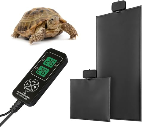 Almohadilla de Calefacción de Reptil con Termostato, Debajo del Calentador de Terrario del Tanque, para la Almohadilla de Calefacción de Plántulas de Planta de Jardín de Invernadero 20 * 15cm(7W)