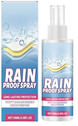 WJnflQN Spray impermeable para ropa, protector de fibra de 100 ml, spray impermeable de, para ropa exterior, zapatos, chaqueta, sombrero, ropa, mochila, botas, tapicería, muebles