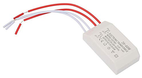 Trasformatore elettronico 12v 60W, 220V a AC 12V Convertitore elettronico di tensione Trasformatore 20-60W Smart driver di alimentazione per conversione di tensione