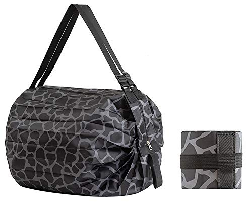 JUVEL Faltbare Einkaufstaschen, wiederverwendbare Einkaufstasche, praktische Einkaufstasche, Polyester, langlebig, waschbar, große Kapazität, zum Einkaufen Home Travel Outdoor Camping