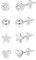 Ohrringe Silber 925 Ohrstecker Set Damen, ASH'S CHOICE 4 Paar Kleine Sterling Silber Ohrstecker mit Zirkonia Steine, Multipack Medizinische Piercing Ohrringe Kugel Herz Stern Ohrstecker Kleine Set