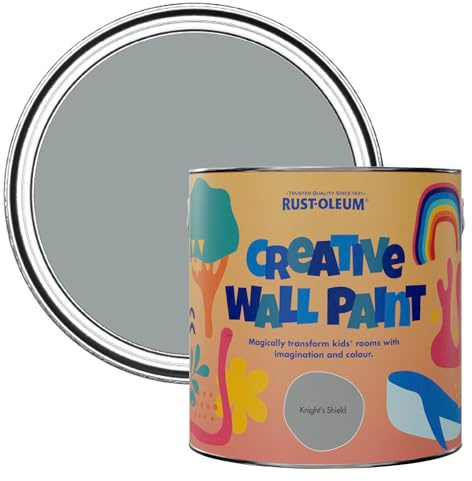 Rust-Oleum Grey Ceative Wall Paint - Knight's Shield 2.5L