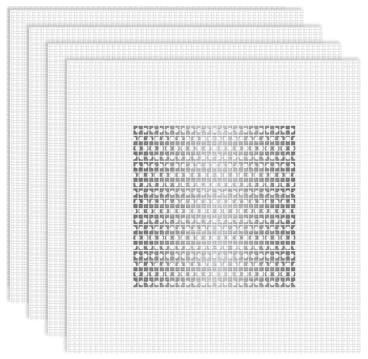 LilaLemon 4pcs Drywall Repair Patch for Quick Fix Broken Walls, 2 Inch Self Adhesive Plasterboard Repair Patch for Repair,Fiberglass Mesh Wall Hole Repair Patchesor for Ceiling Filler