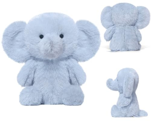 Quorvex Plüschtiere - Plüsch Elefant Kuscheltier,Schlafbegleiter Umarmkissen Kinder Mädchen Geburtstag Wohnzimmer