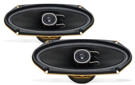 PIONEER A-Series TS-A4103 4” x 10” 2-Way Speakers (Pair) – 120W Max, Balanced Sound + Smooth Treble, Enhanced Bass, Great Stock Replacement