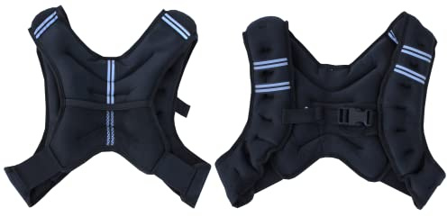 Lisaro Gewichtsweste 5-kg | ideal für Lauf Training | Gewichtsweste X-Style | Trainingsweste für Fitness, Krafttraining, Laufen, Cross Training, Muskelaufbau