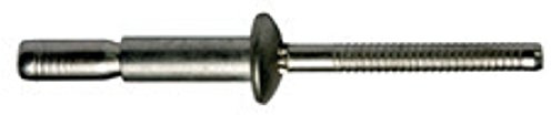 6.4 X 14.0 mm 250 Stück Stahl / Stahl P-Power Hochfeste Struktur Blindnieten Flachkopf Dichtnieten Nieten