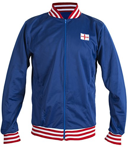 JL Sport England 1966 Retro Fußball Jacke Klassische Jahrgang Anzug Herren Replik