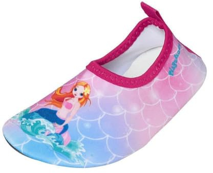 Playshoes Jungen Unisex Kinder UV-Schutz Barfuß Meerjungfrau Aqua Schuhe, pink, 26/27 EU