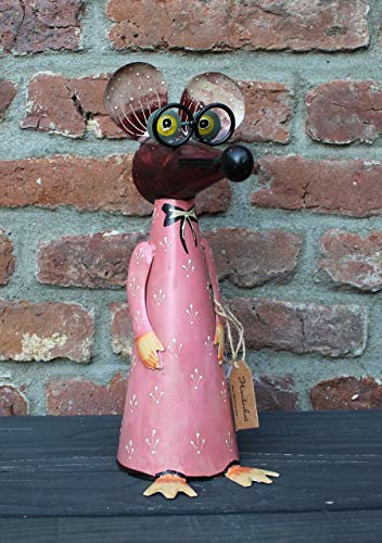 Unbekannt Zaunhocker Oma Maus rosa