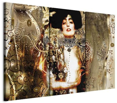 murando Acoustic Canvas Wall Art Klimt 120x80 cm / 47 x 32 picture with acoustic foam sound absorption print image Artwork 3 pcs room acoustics soundproofing l-C-0006-b-f