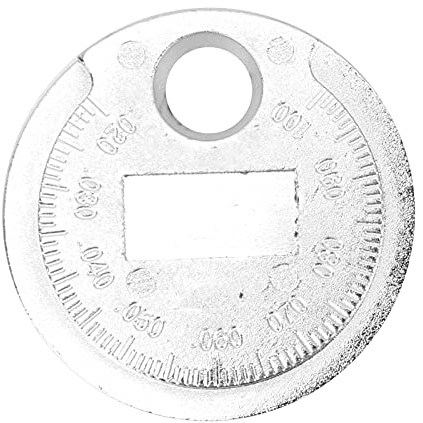 Indicatore Distanza Candela 0,02-0,1 Pollici / 0,6-2,4 Mm Strumento di Misurazione del Calibro della Candela di Accensione Accessori per Moto per la Regolazione della Misurazione