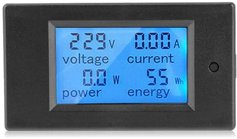 AC80-260V 100A Misuratori di Potenza Monitor Volt Amp KWh Watt Digital Power Energy Panel Meter con Case Display LCD Digitale Voltmetro Amperometro Pannello Lettore Rivelatore