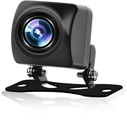 Hikity 2025 Nuovo AHD Retrocamera Auto Telecamera Retromarcia con Visione Notturna HD 118° Grandangolo IP67 Telecamera Posteriore Auto Impermeabile per Auto Camion Caravan Autobus 12V