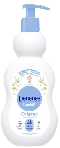 Denenes Original - Lozione idratante per il corpo, 98% di ingredienti di origine naturale, rafforza le difese della pelle, senza alcool, silicone, ftalati, 400 ml
