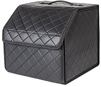 ThisgA Auto Faltbarer Kofferraum-Organizer aus Leder, für BMW X2 X2M F39 18i 18d 20i 20d 25d 25e M35i Kofferraumtaschen mit großer Kapazitä torganisieren Sie,B-S