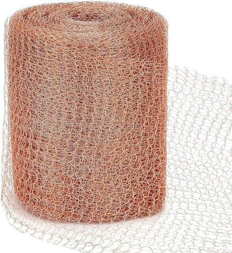 Forhome Kupferband Gegen Schnecken,12.7cmx6m Kupferband Gegen Schnecken Hochbeet,Schneckenzaun Kupfergeflecht Kupfernetz Mäuse für Haus Garten Hof Wildtier Kontrolle Schädlingsbekämpfung