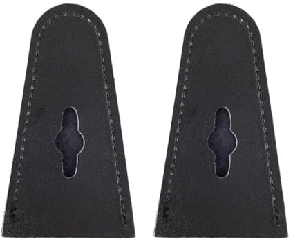DONGKER Bogenspitzenschutz-Hülle, 1 Paar Leder Schutzhülle für Bogenspitze, Lederschutz für die Outdoor-Jagd-Recurve-Bogenspitze