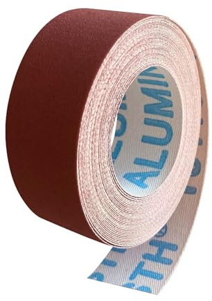 600 Grit Emery Cloth Sandpaper Roll, 1 x 19 Feet Sandpaper Sheets for Wood Furniture Metal Sanding Automotive Polishing, Wet Dry Sanding Paper