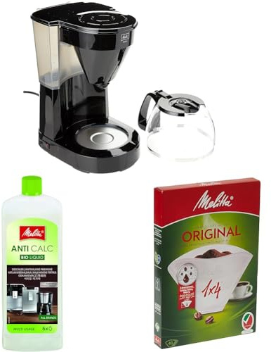 Melitta Easy Pack Easy II (1023-02) Cafetera de Goteo + Limpiador Multiusos Anti Cal + Filtros de Café Original