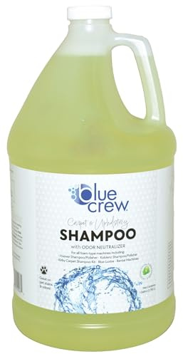 Blue Crew Carpet & Upholstery Shampoo with Odor Neutralizer 128 oz
